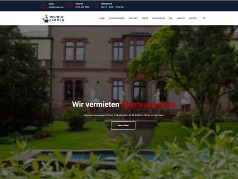 Website Monteurzimmer